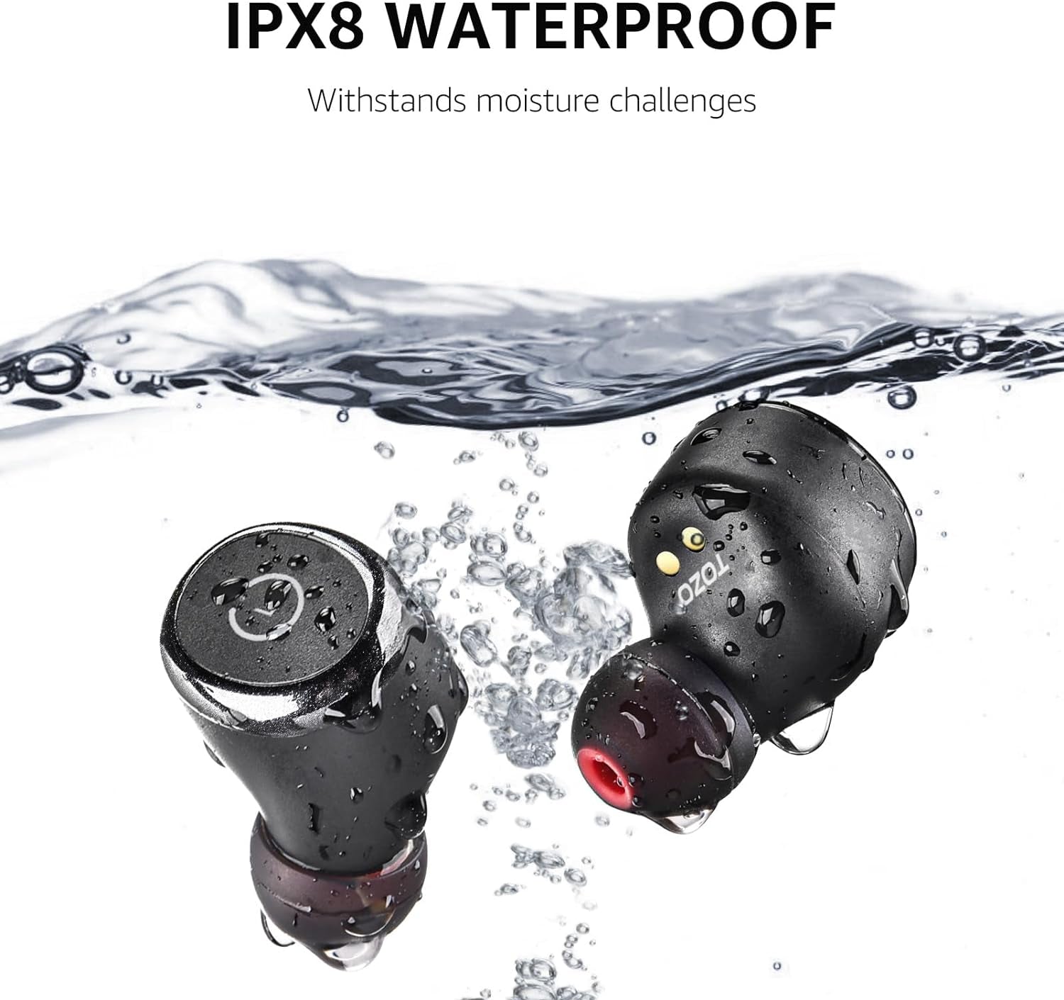 TOZO T10 (Ergonomic Edition)Wireless Earbuds Bluetooth 5.3 Headphones, App Customize EQ, Ergonomic Design, 55H Playtime, Wireless Charging Case, IPX8 Waterproof Sound In-Ear Headset, 2024 New Version - Digital Haven