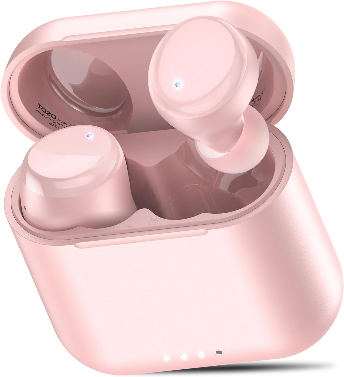 TOZO T6 (Ergonomic Edition) Wireless Earbuds Bluetooth 5.3 Headphones, APP EQ Customisable, 50Hrs Playtime with Wireless Charging Case, IPX8 Waterproof, Ergonomic Design in-Ear Headset, 2024 Version - Digital Haven