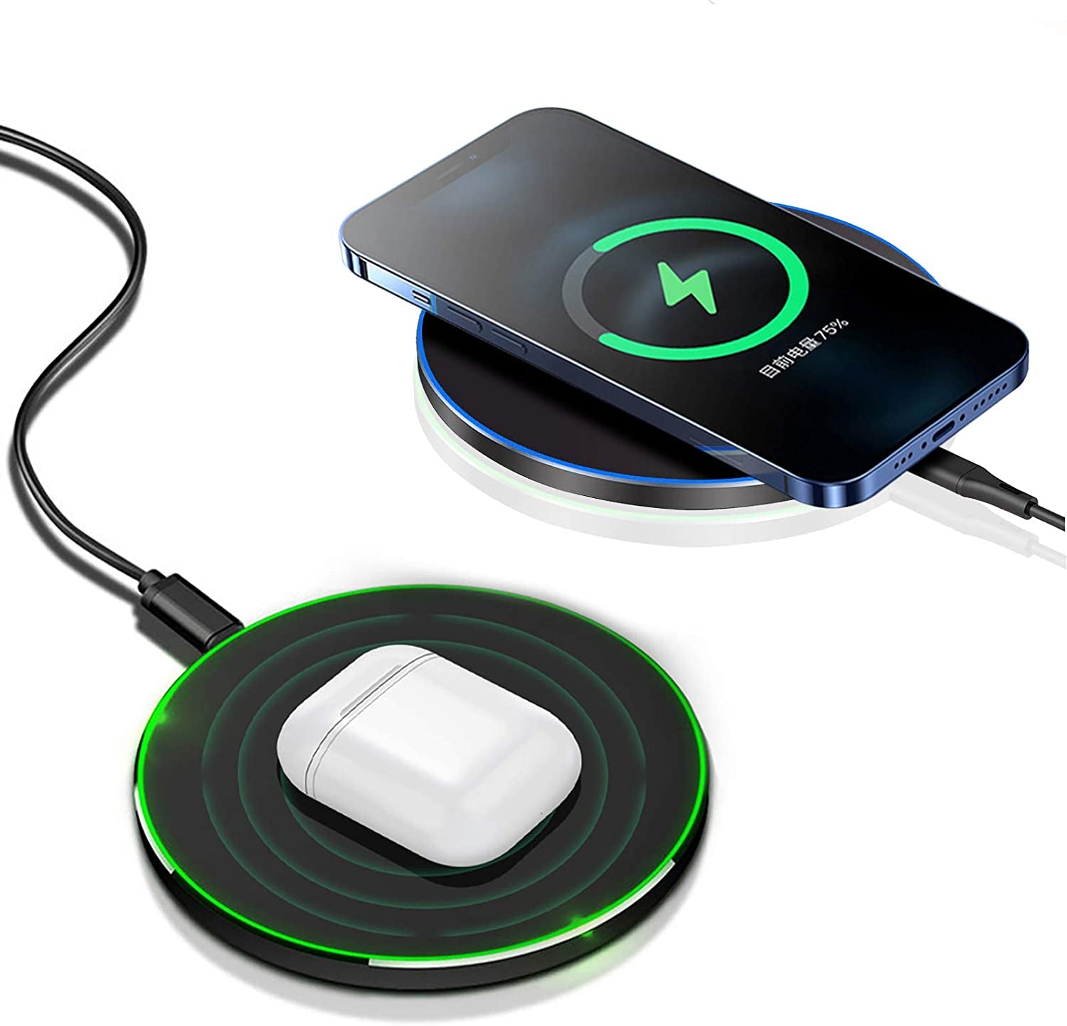Fast Wireless Charger,20W Max Wireless Charging Pad Compatible with Iphone 14/15/13/12/SE/11/11 Pro/Xs Max/Xr/X/8,Airpods; Wireless Charge Mat for Samsung Galaxy S23/S22/Note,Pixel/Lg G8 7 - Digital Haven