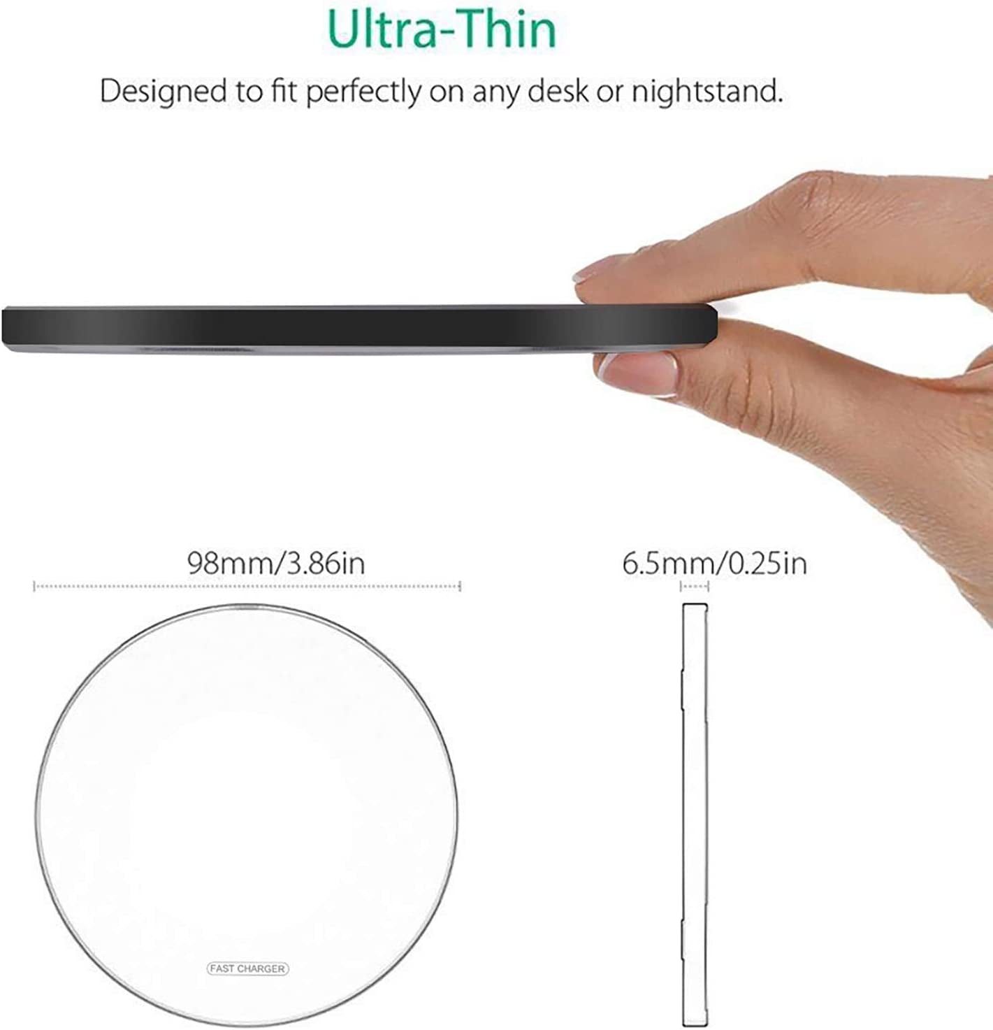 Fast Wireless Charger,20W Max Wireless Charging Pad Compatible with Iphone 14/15/13/12/SE/11/11 Pro/Xs Max/Xr/X/8,Airpods; Wireless Charge Mat for Samsung Galaxy S23/S22/Note,Pixel/Lg G8 7 - Digital Haven