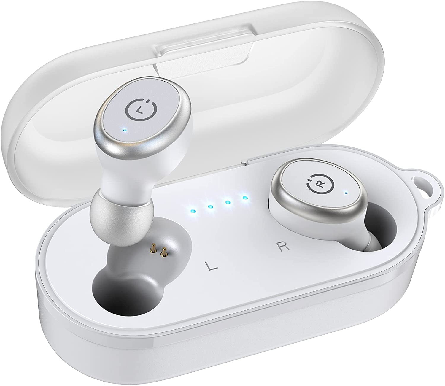 TOZO T10 (Ergonomic Edition)Wireless Earbuds Bluetooth 5.3 Headphones, App Customize EQ, Ergonomic Design, 55H Playtime, Wireless Charging Case, IPX8 Waterproof Sound In-Ear Headset, 2024 New Version - Digital Haven