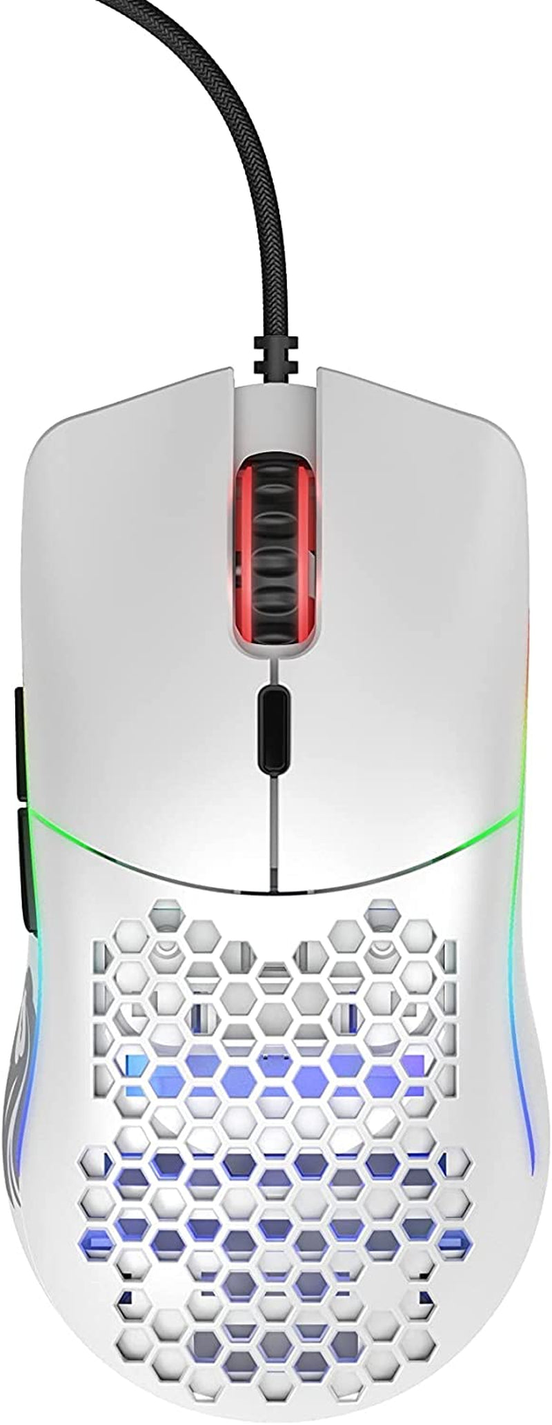 Model O Wired Gaming Mouse 67G Superlight Honeycomb Design, RGB, Pixart 3360 Sensor, Omron Switches, Ambidextrous - Matte White - Digital Haven