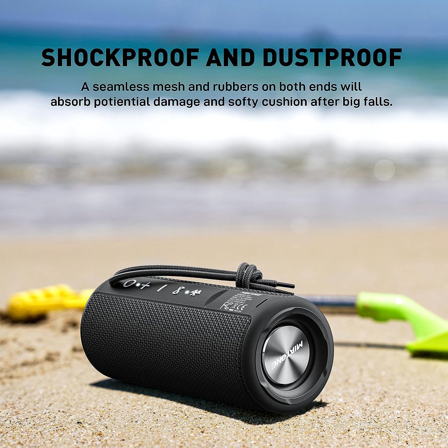 Bluetooth Speakers, Waterproof and Portable Outdoor Wireless Speaker (Black) - Digital Haven
