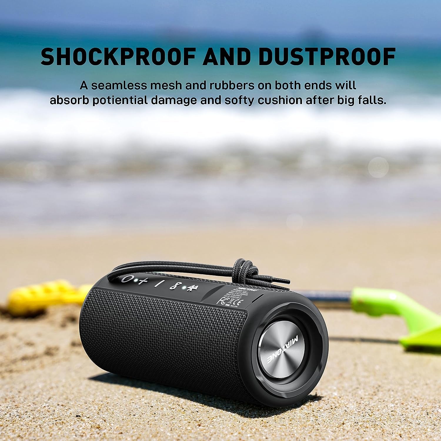 Bluetooth Speakers, Waterproof and Portable Outdoor Wireless Speaker (Black) - Digital Haven