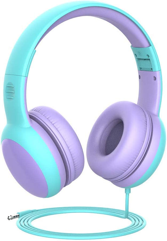 Kids Headphones with Limited Volume, Children'S Headphone over Ear, Toddler Headphones for Boys and Girls, Wired Headset Earphones for Children - Digital Haven