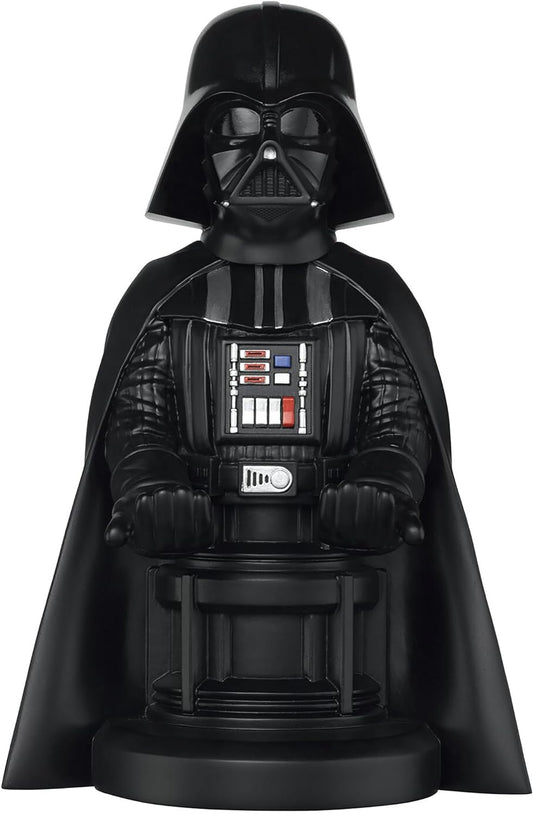 Star Wars: Darth Vader - Original Mobile Phone & Gaming Controller Holder, Device Stand, Cable Guys, Licensed Figure (Multi-Colored) - Digital Haven