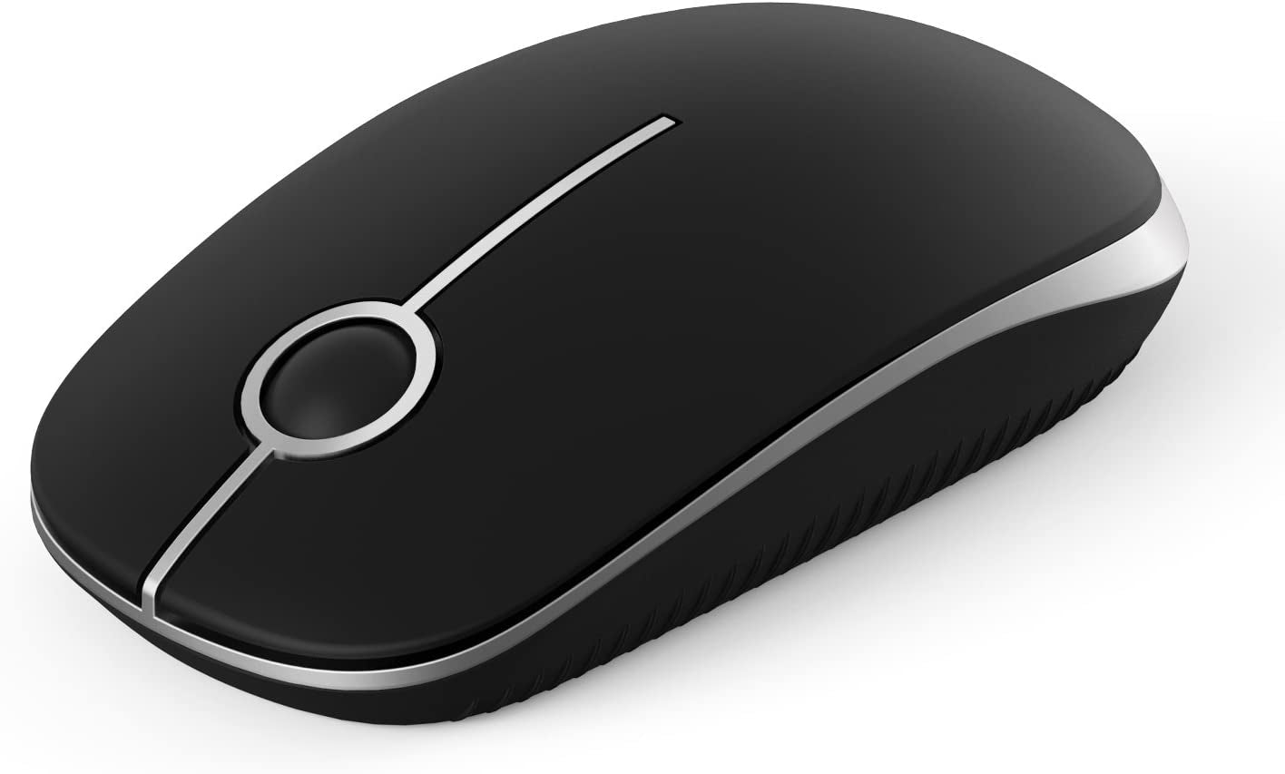 Wireless Mouse, 2.4G Slim Portable Computer Mice with Nano Receiver for Notebook, PC, Laptop, Computer (White and Gold) - Digital Haven