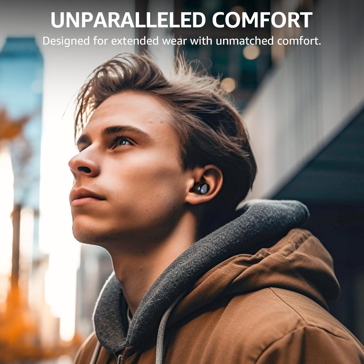 TOZO T6 (Ergonomic Edition) Wireless Earbuds Bluetooth 5.3 Headphones, APP EQ Customisable, 50Hrs Playtime with Wireless Charging Case, IPX8 Waterproof, Ergonomic Design in-Ear Headset, 2024 Version - Digital Haven