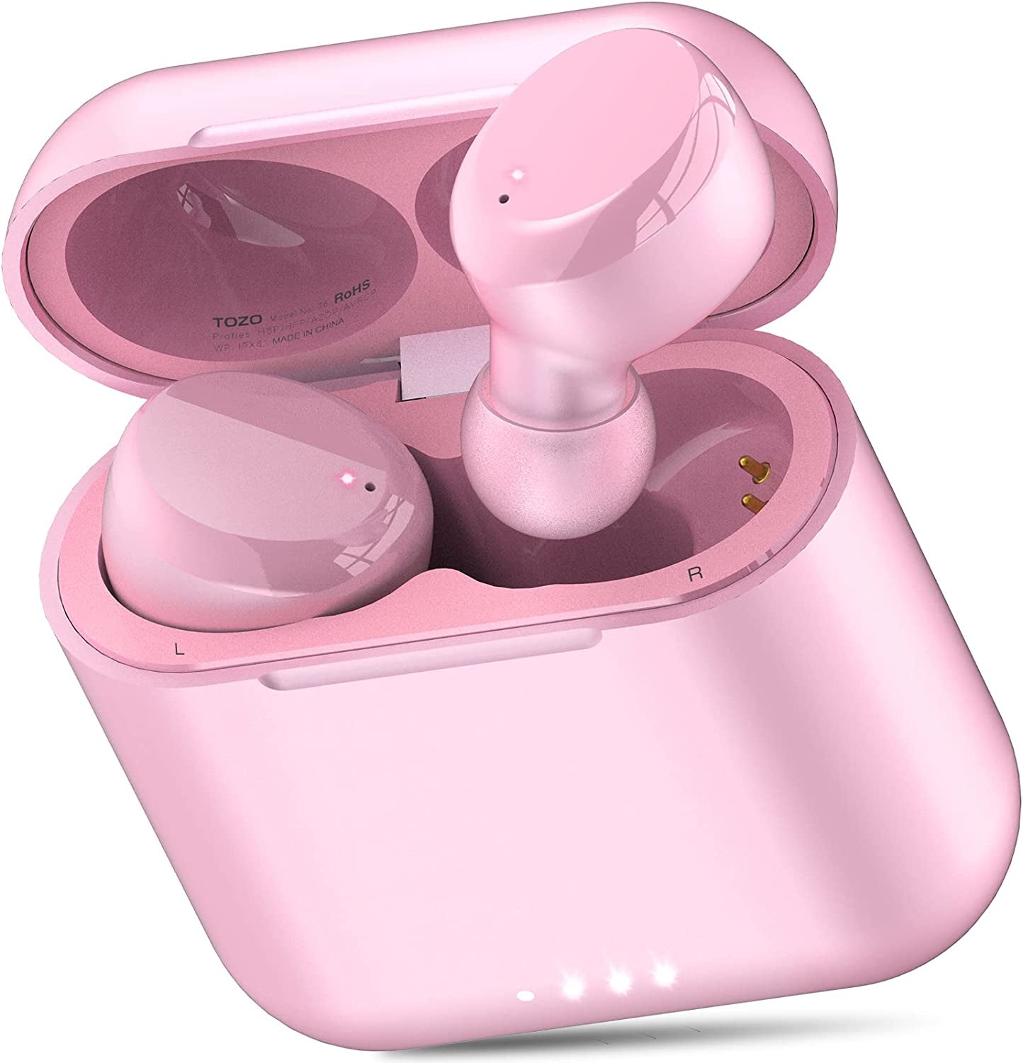 TOZO T6 (Ergonomic Edition) Wireless Earbuds Bluetooth 5.3 Headphones, APP EQ Customisable, 50Hrs Playtime with Wireless Charging Case, IPX8 Waterproof, Ergonomic Design in-Ear Headset, 2024 Version - Digital Haven