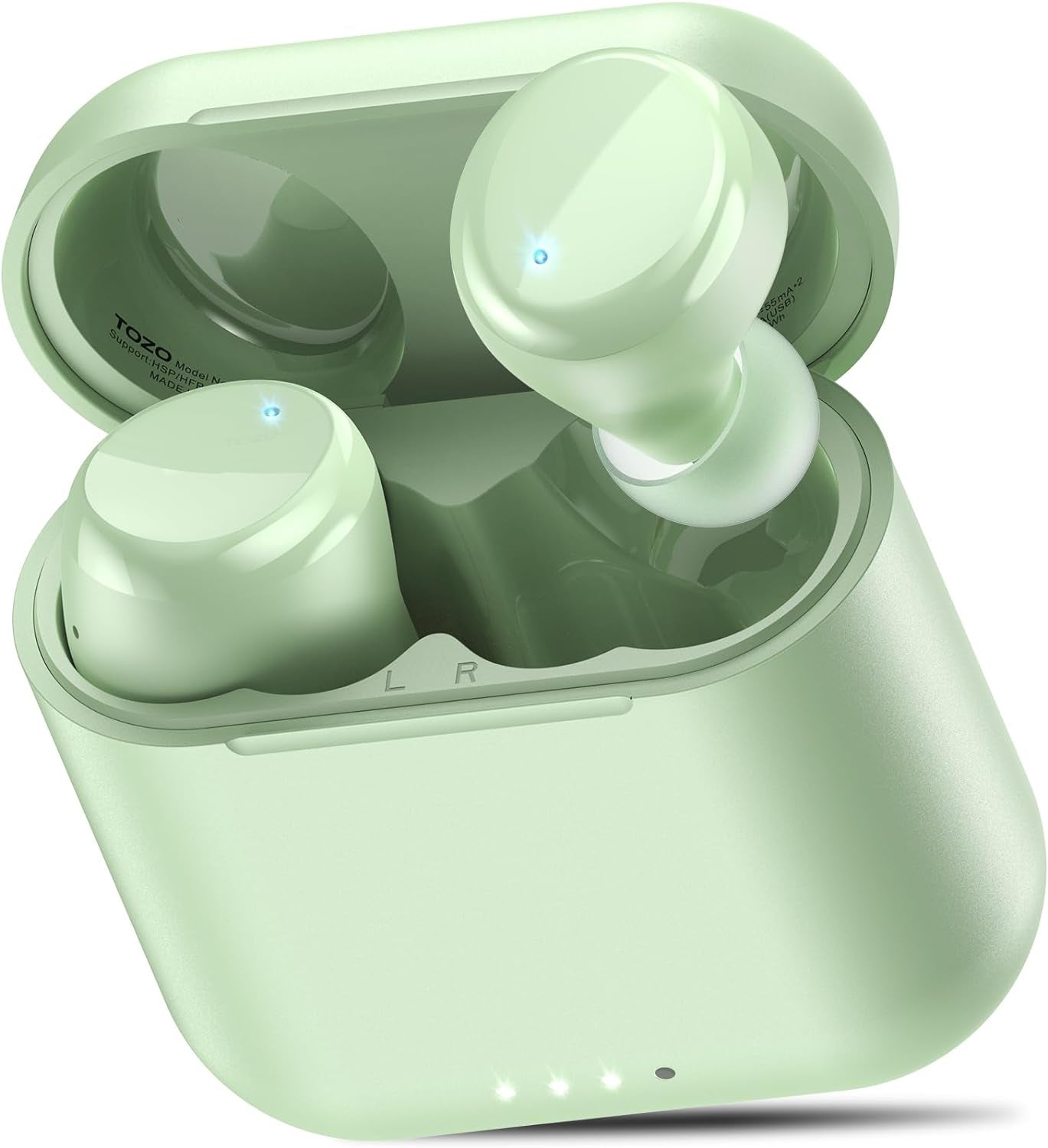 TOZO T6 (Ergonomic Edition) Wireless Earbuds Bluetooth 5.3 Headphones, APP EQ Customisable, 50Hrs Playtime with Wireless Charging Case, IPX8 Waterproof, Ergonomic Design in-Ear Headset, 2024 Version - Digital Haven
