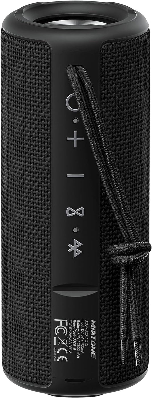 Bluetooth Speakers, Waterproof and Portable Outdoor Wireless Speaker (Black) - Digital Haven