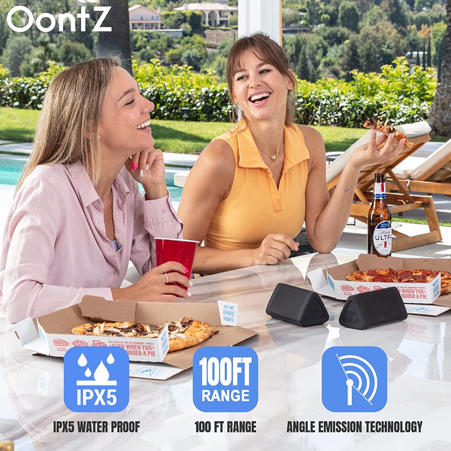 Oontz Solo Bluetooth Speaker, Loud Small Bluetooth Speaker, Stocking Stuffer Electronic Wireless Mini Speaker, Black - Digital Haven