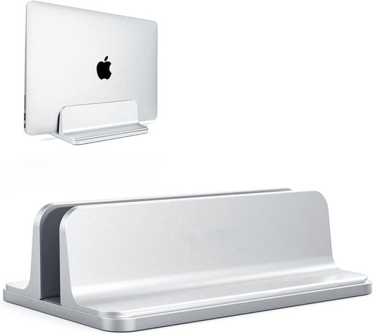 Vertical Laptop Stand, Laptops Cradle Holder, Laptop Standing Desk Dock with Adjustable Size, Laptop Computer Accessories Holder for Macbook Pro/Air Dell Hp Surface Ipad-Silver - Digital Haven