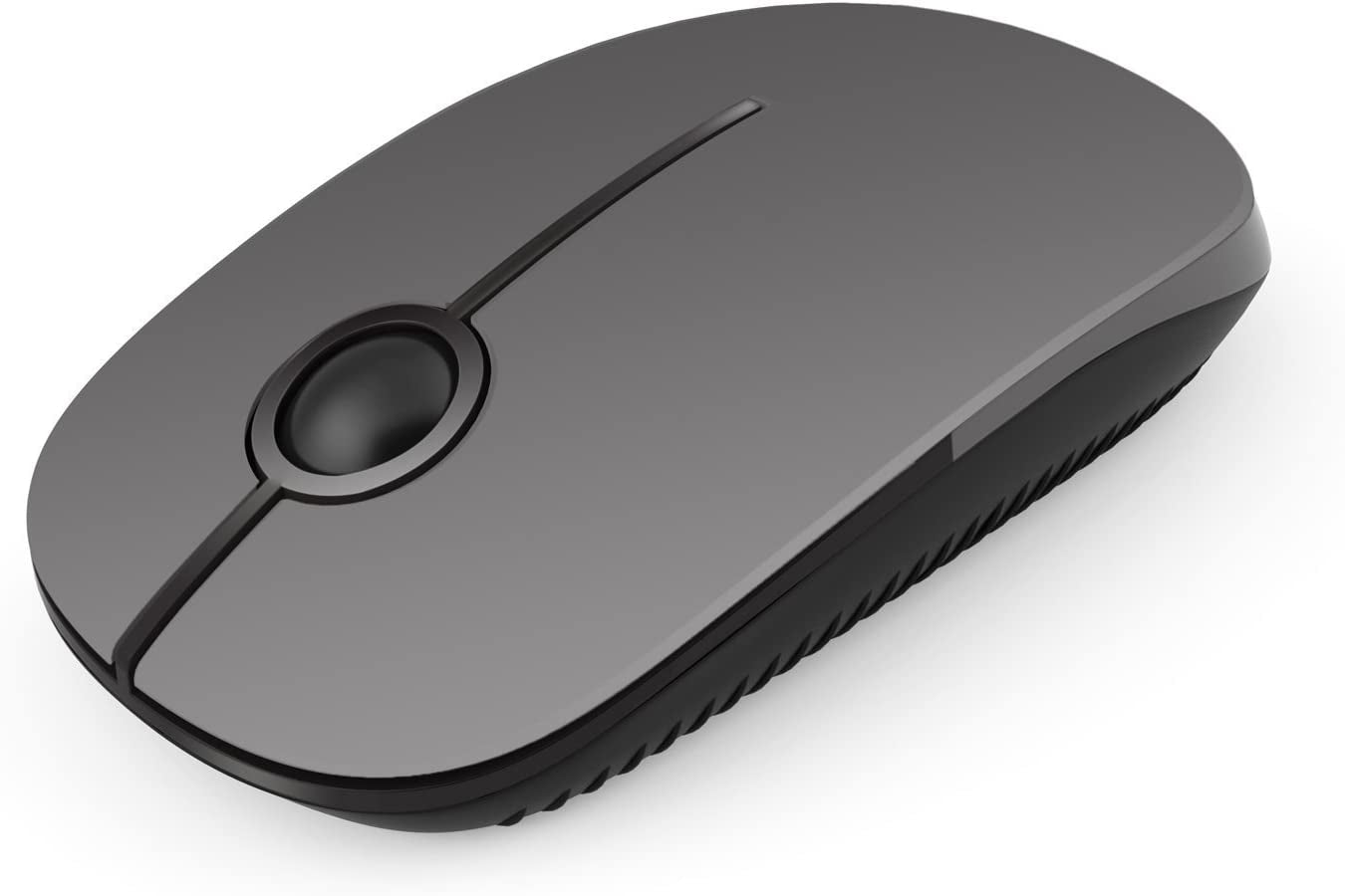Wireless Mouse, 2.4G Slim Portable Computer Mice with Nano Receiver for Notebook, PC, Laptop, Computer (White and Gold) - Digital Haven