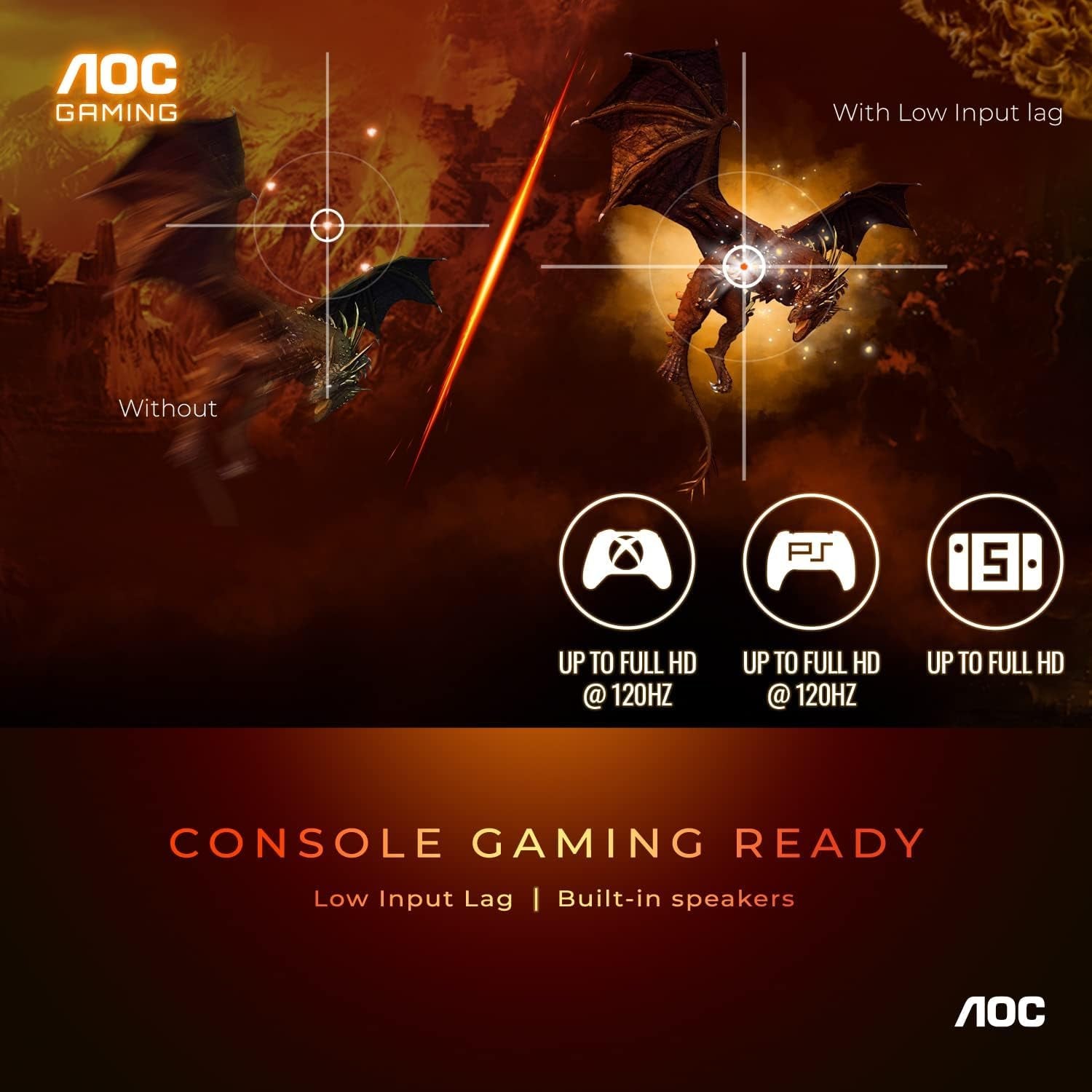 AOC GAMING CQ27G3S Frameless Curved Gaming Monitor, QHD 2K 2560x1440, 1000R VA, 165Hz 1ms, FreeSync Premium ,Black - Digital Haven