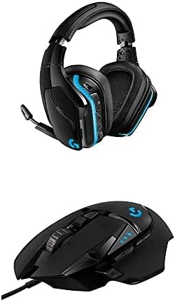 Logitech G935 Wireless DTS:X 7.1 Surround Sound LIGHTSYNC RGB PC Gaming Headset - Black/Blue