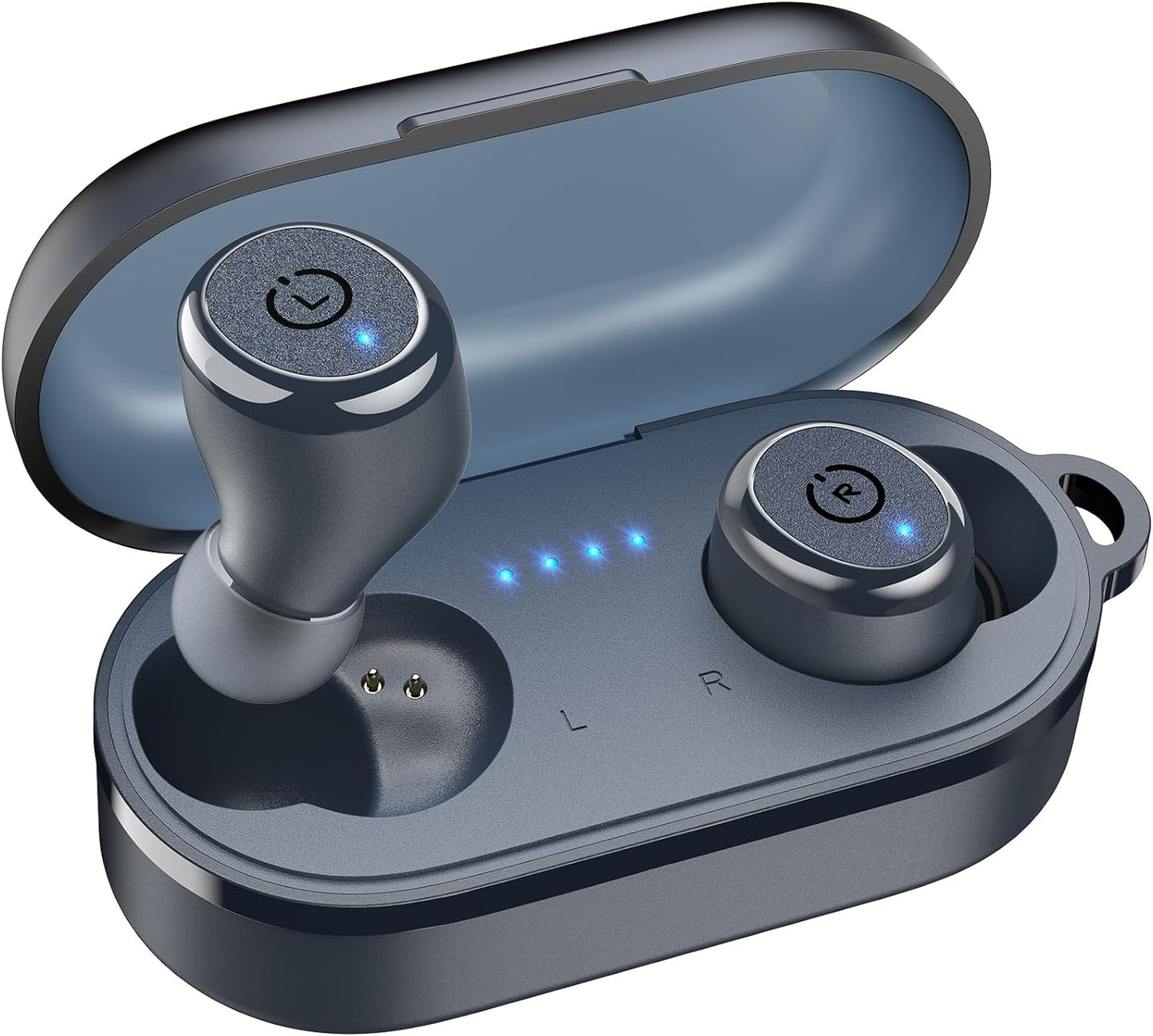 T10 (Ergonomic Edition)Wireless Earbuds Bluetooth 5.3 Headphones, App Customize EQ, Ergonomic Design, 55H Playtime, Wireless Charging Case, IPX8 Waterproof Sound In-Ear Headset, 2024 New Version