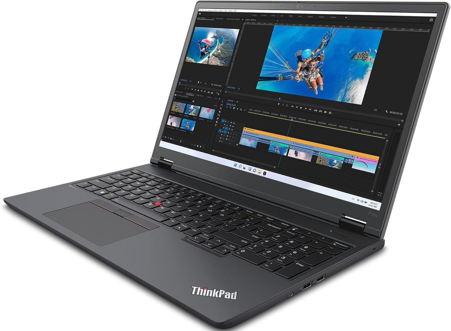 Thinkpad P16 Laptop 16.0" IPS 4K UHD Display (Intel I7-13700H, RTX A1000 6GB, 32GB DDR5, 1TB SSD, Backlit KYB, FP Reader, 2 Thunderbolt 4, Wifi 6E, Win 10 Pro) W Hub
