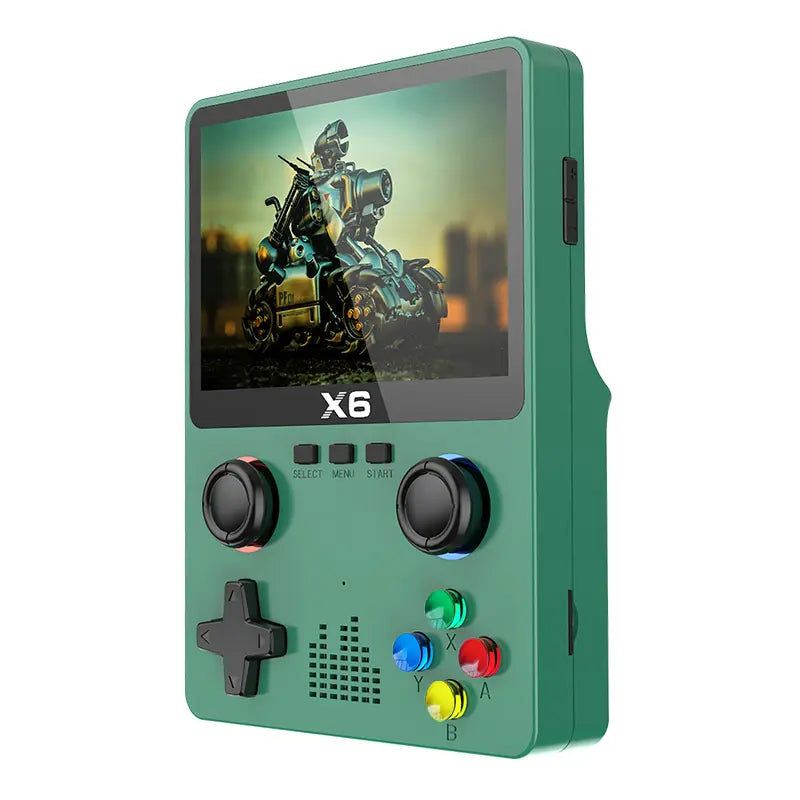 X6 Handheld Game Console, HD Screen，Video Game Compact Arcade Device Portable Protection