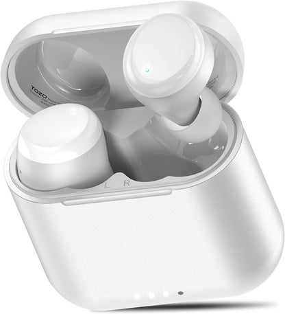 T6 (Ergonomic Edition) Wireless Earbuds Bluetooth 5.3 Headphones, Ergonomic Design In-Ear Headset, 50Hrs Playtime with Wireless Charging Case, APP EQ Customisable, IPX8 Waterproof, 2024 Version