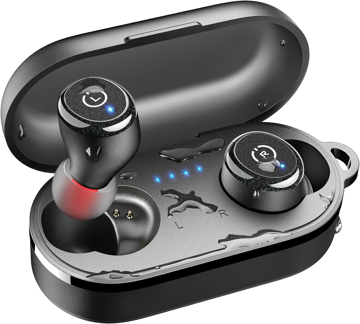 TOZO T10 (Ergonomic Edition)Wireless Earbuds Bluetooth 5.3 Headphones, App Customize EQ, Ergonomic Design, 55H Playtime, Wireless Charging Case, IPX8 Waterproof Sound In-Ear Headset, 2024 New Version - Digital Haven