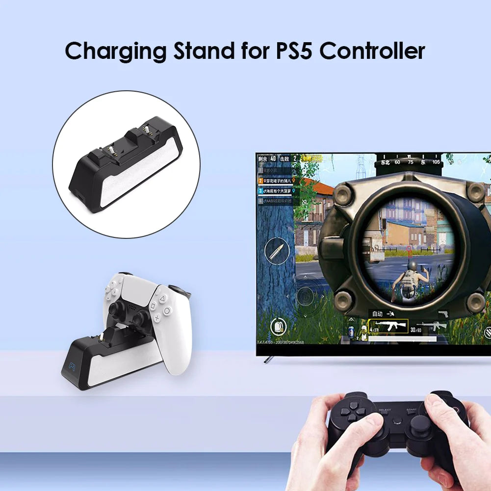 Dual Fast Charger Sony PS5 Wireless Controller USB 3.1 Dock Station - Digital Haven