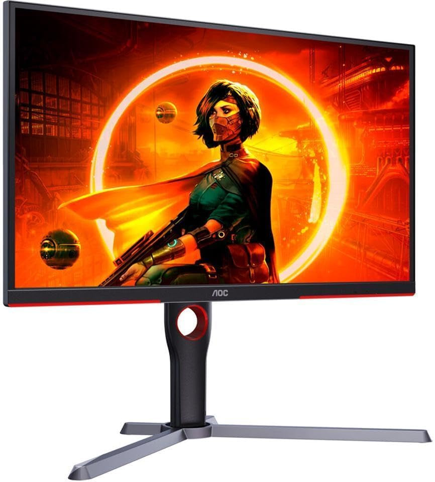 AOC GAMING CQ27G3S Frameless Curved Gaming Monitor, QHD 2K 2560x1440, 1000R VA, 165Hz 1ms, FreeSync Premium ,Black - Digital Haven