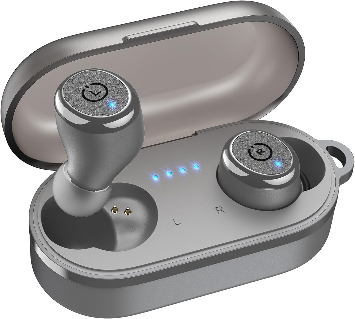 T10 (Ergonomic Edition)Wireless Earbuds Bluetooth 5.3 Headphones, App Customize EQ, Ergonomic Design, 55H Playtime, Wireless Charging Case, IPX8 Waterproof Sound In-Ear Headset, 2024 New Version